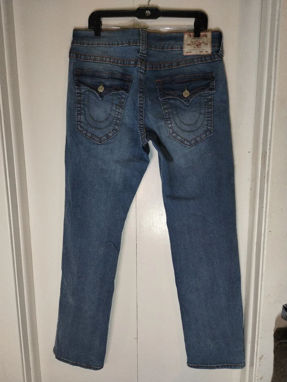 True Religion Men's Medium Blue Straight Jeans